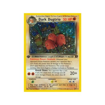 Dark Dugtrio (Team Rocket 6/82) (Holo Rare ) English - Near Mint