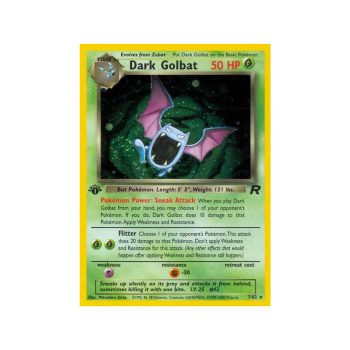 Dark Golbat (Team Rocket 7/82) (Holo Rare) English - Excellent
