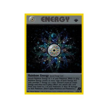 Rainbow Energy (Team Rocket 17/82) (Holo Rare ) English - Poor