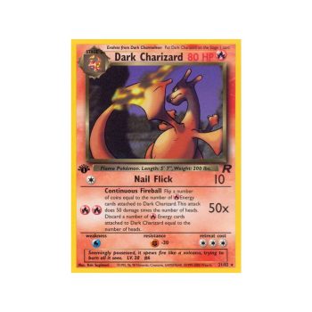 Dark Charizard (Team Rocket 21/82) (Rare) English - Poor