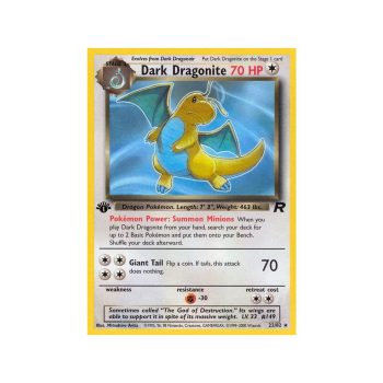 Dark Dragonite (Team Rocket 22/82) (Rare) English - Poor