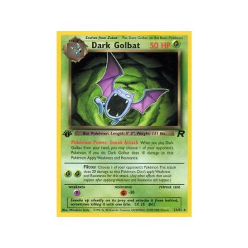 Dark Golbat (Team Rocket 24/82) (Rare) English - Light Played