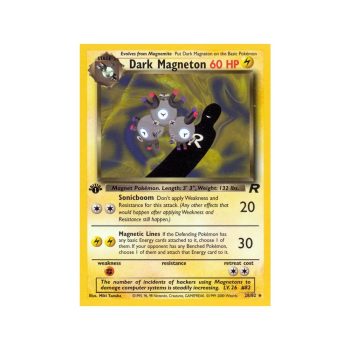 Dark Magneton (Team Rocket 28/82) (Rare) English - Good