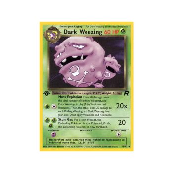 Dark Weezing (Team Rocket 31/82) (Rare) English - Light Played