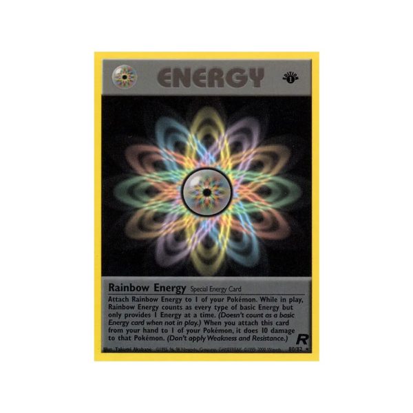Rainbow Energy (Team Rocket 80/82) (Rare) English - Good