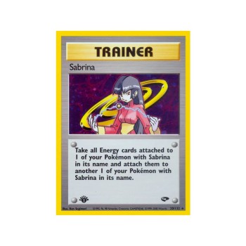 Sabrina (Gym Challenge 20/132) (Holo Rare ) English - Poor