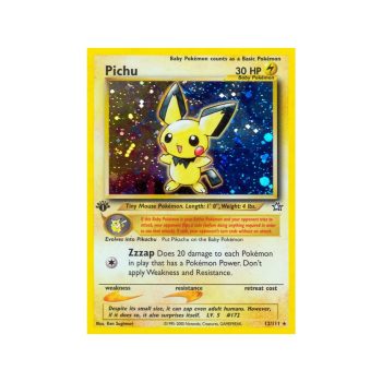 Pichu (Neo Genesis 12/111) (Holo Rare) English - Excellent