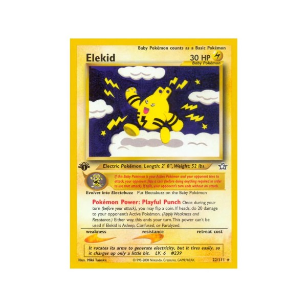 Elekid (Neo Genesis 22/111) (Rare) English - Near Mint