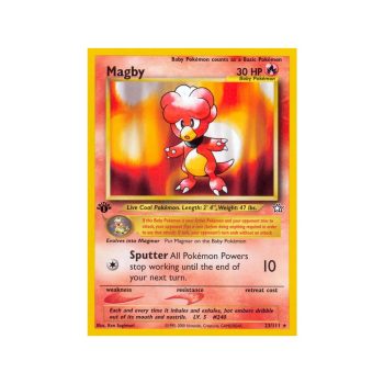 Magby (Neo Genesis 23/111) (Rare) English - Poor