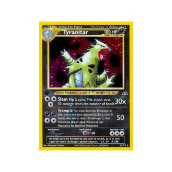Tyranitar (Neo Discovery 12/75) (Holo Rare ) English - Played