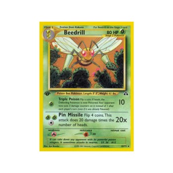 Beedrill (Neo Discovery 18/75) (Rare) English - Near Mint