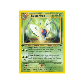 Butterfree (Neo Discovery 19/75) (Rare) English - Near Mint
