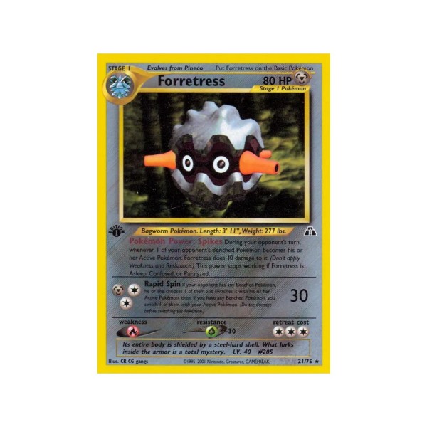 Forretress (Neo Discovery 21/75) (Rare) English - Excellent
