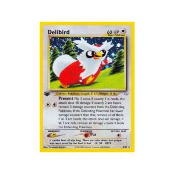 Delibird (Neo Revelation 5/64) (Holo Rare ) English - Near Mint
