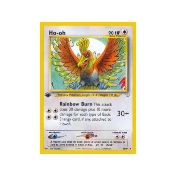 Ho-Oh (Neo Revelation 18/64) (Rare) English - Light Played
