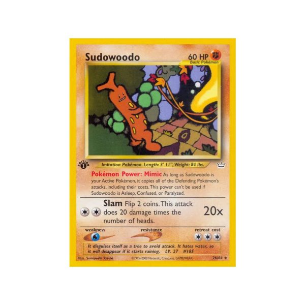 Sudowoodo (Neo Revelation 26/64) (Rare) English - Excellent