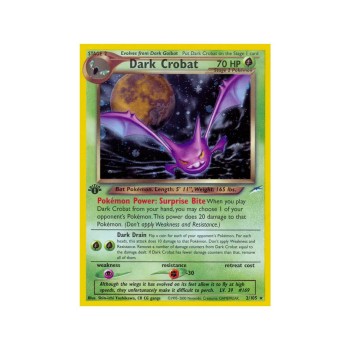 Dark Crobat (Neo Destiny 2/105) (Holo Rare ) English - Near Mint