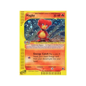 Magby (Expedition Base Set 17/165) (Holo Rare ) English - Good