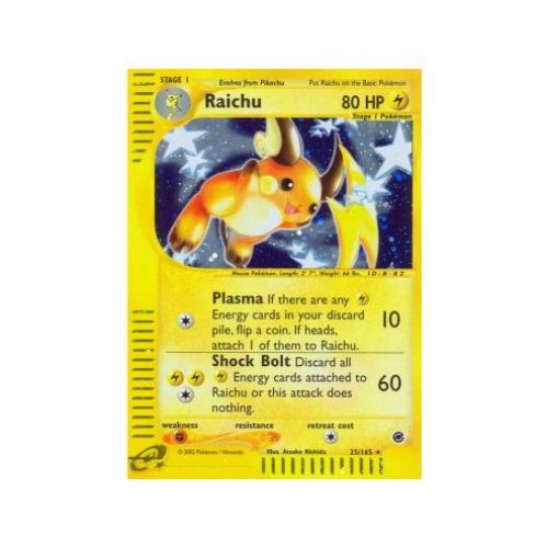 Raichu (Expedition Base Set 25/165) (Reverse Holo) English - Poor