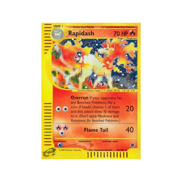Rapidash (Expedition Base Set 26/165) (Holo Rare ) English - Near Mint