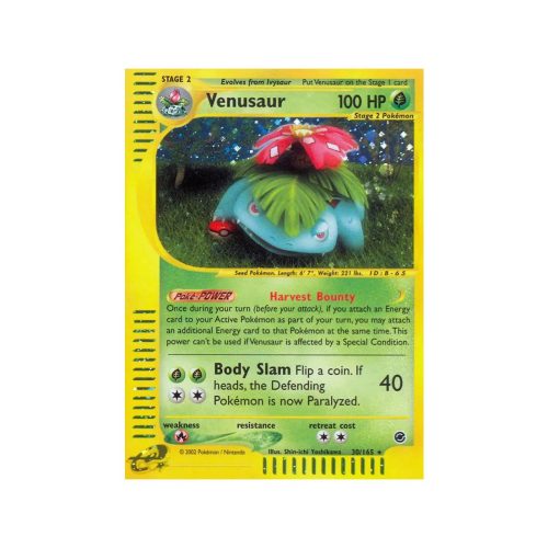 Venusaur (Expedition Base Set 30/165) (Holo Rare) English - Poor