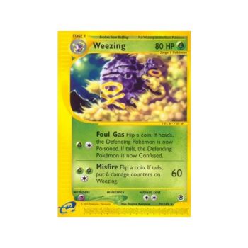 Weezing (Expedition Base Set 70/165) (Reverse Holo) English - Light Played
