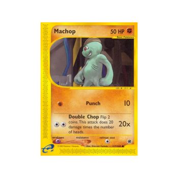 Machop (Expedition Base Set 117/165) (Reverse Holo) English - Light Played