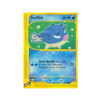 Qwilfish (Reverse Holo) (Expedition Base Set 127/165) English - Excellent