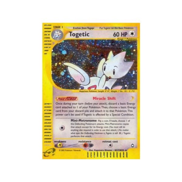 Togetic (Aquapolis /147) (Holo Rare ) English - Good