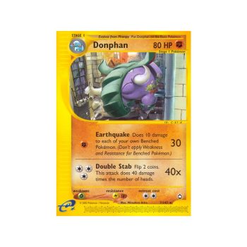 Donphan (Aquapolis 7/147) (Reverse Holo) English - Light Played