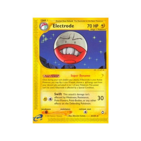 Electrode (Aquapolis 8/147) (Rare) English - Near Mint