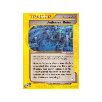 Undersea Ruins (Aquapolis 138/147) (Reverse Holo) English - Light Played