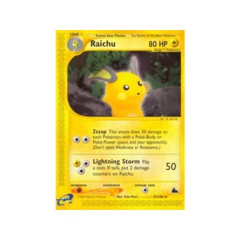 Raichu (Reverse Holo) (Skyridge 27/144) English - Near Mint