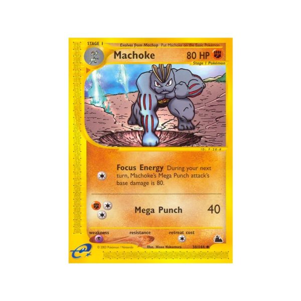 Machoke (Skyridge 38/144) (Reverse Holo) English - Light Played