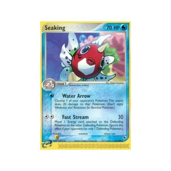 Seaking (EX Ruby Sapphire 21) (Reverse Holo) English - Near Mint