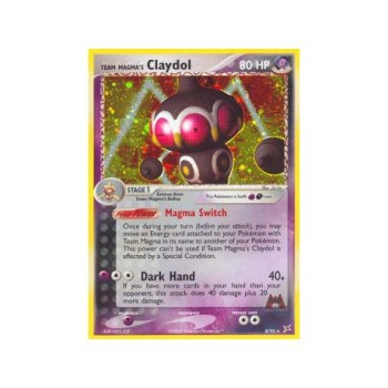 Team Magma”s Claydol (EX Team Magma vs Team Aqua 8) (Holo Rare ) English - Excellent