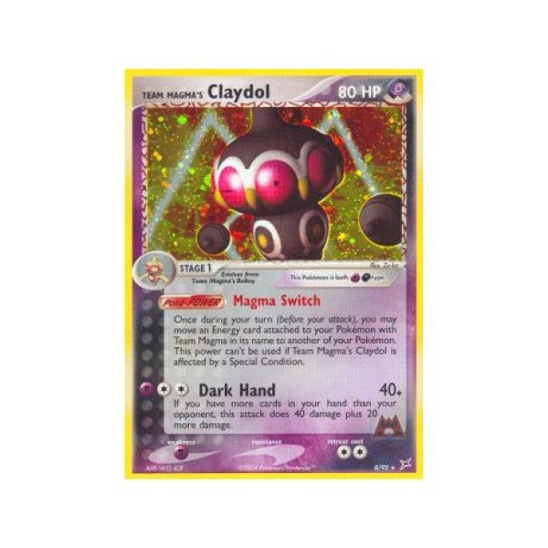 Team Magma”s Claydol (EX Team Magma vs Team Aqua 8) (Holo Rare ) English - Excellent