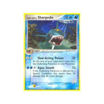 Team Aqua”s Sharpedo (EX Team Magma vs Team Aqua 18) (Reverse Holo) English - Excellent