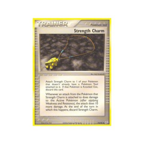 Strength Charm (Holo reverse) (EX Team Magma vs Team Aqua 74) (holo reverse) English - Good