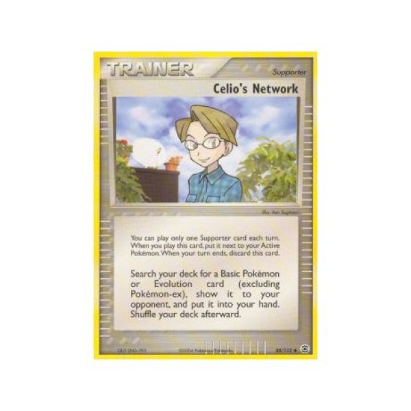 Celio”s Network (Holo) (EX FireRed LeafGreen 88) English - Excellent