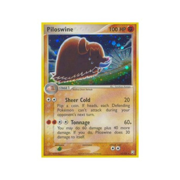 Piloswine (EX Team Rocket Returns 13) (Holo Rare ) English - Excellent