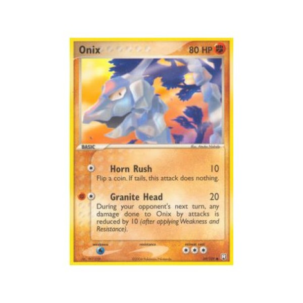 Onix (EX Team Rocket Returns 69) (Stamped Holo) English - Excellent