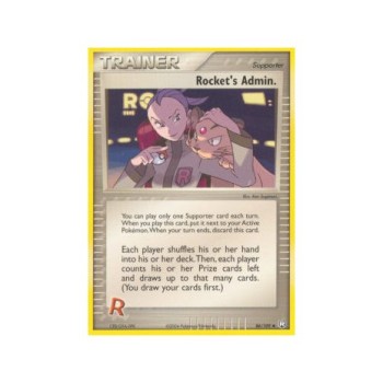 Rocket's Admin. (EX Team Rocket Returns 86) (Stamped Holo) English - Excellent