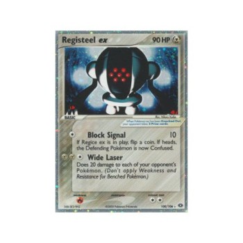 Registeel ex (EX Emerald 100) (Ultra Rare) English - Excellent