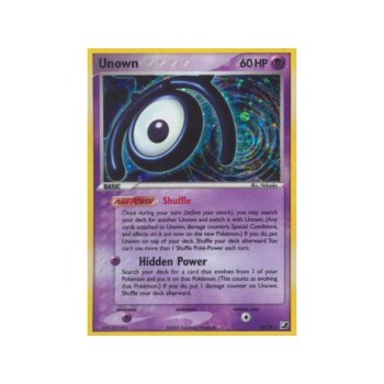 Unown [M] (UF M-28) EX Unseen Forces (Holo) (EX Unseen Forces ) (Holo Rare ) English - Excellent