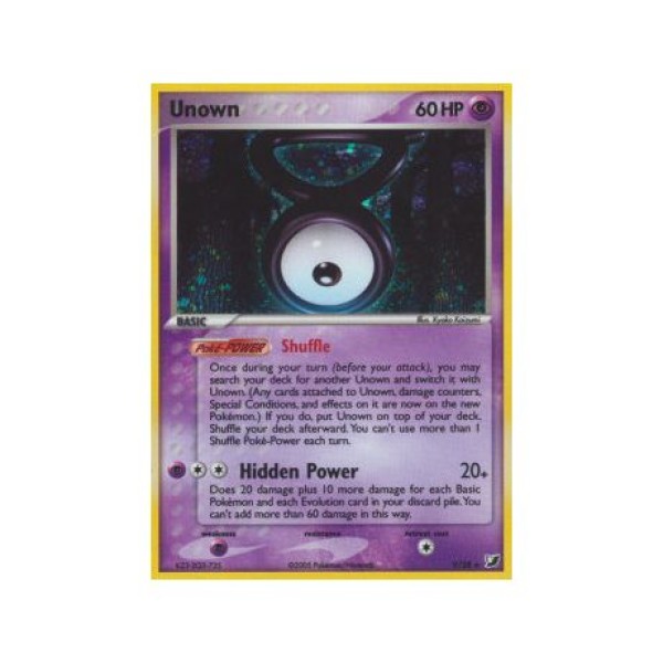 Unown [V] (UF V-28) EX Unseen Forces (EX Unseen Forces) (Holo) English - Excellent