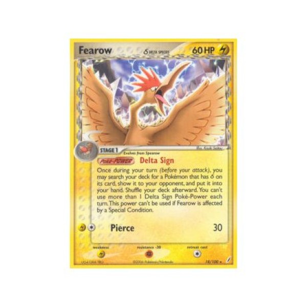 Fearow δ Delta Species (EX Crystal Guardians 18) (Rare) English - Near Mint