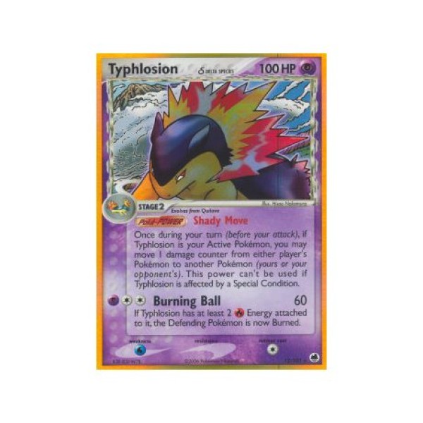 Typhlosion δ Delta Species (EX Dragon Frontiers 12) (Holo Rare ) English - Near Mint