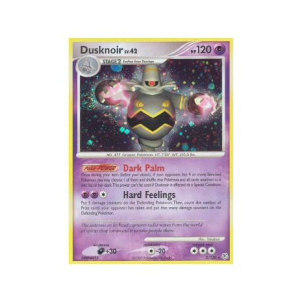 Dusknoir Lv.42 (Diamond Pearl 2/130) (Holo Rare ) English - Good