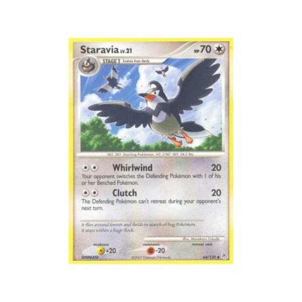 Staravia Lv.21 (Diamond Pearl 64/130) (Reverse Holo) English - Excellent
